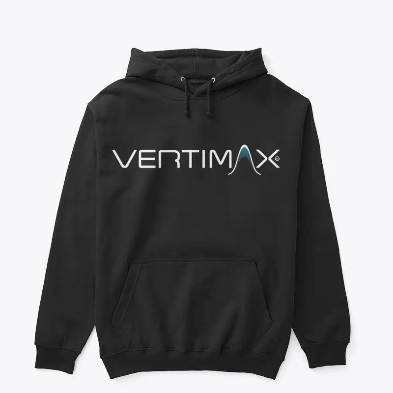 VertiMax Hoodie Black w/ t White Logo